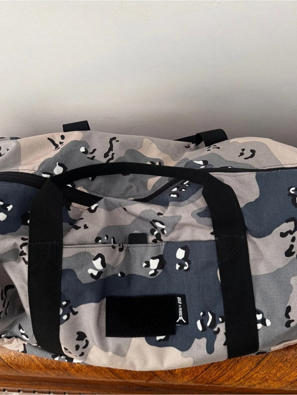 Qilo Tactical X Whitephosphor Blueberry Choco Chip 41L Duffel Bag